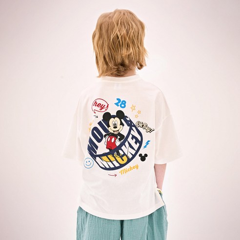 젤리스푼 아동용 디즈니 미키 마우스 판타지 반팔 티셔츠