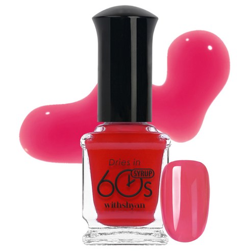 위드샨 60초 매니큐어, M144 앵두시럽, 9ml, 1개