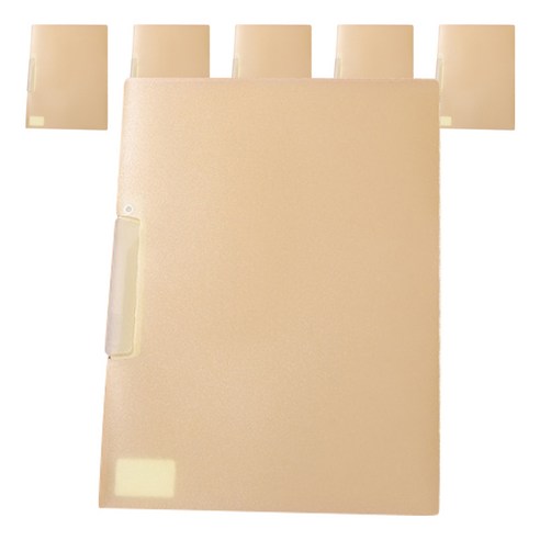 알로데 A4 스윙 폴더 클립보드 23 x 31 cm, TYPE02 옐로우, 6개