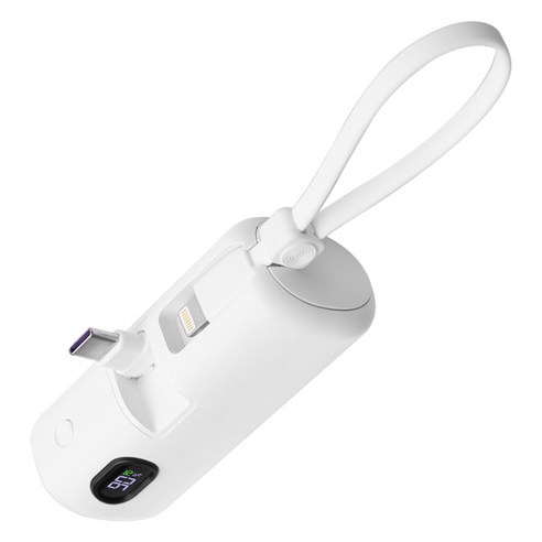 알리오 아이패스트 도킹액정형 고속충전 PD22.5W 보조배터리 5000mAh C타입 보조선 8타입, I-fast