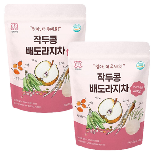 달링베베 유아용 작두콩 배도라지차 10p, 15g, 2개