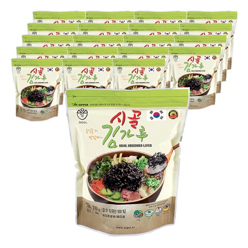시골 김가루, 70g, 20개