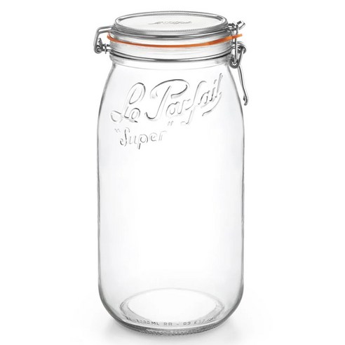 르파르페 슈퍼자 유리 밀폐용기, 3L, 1개