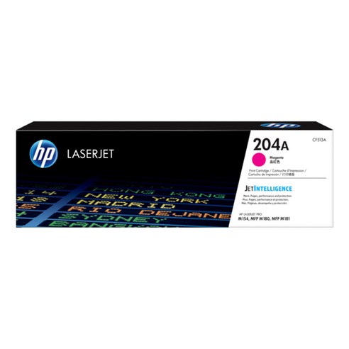 HP 토너 No.204A CF513A, 빨강, 1개
