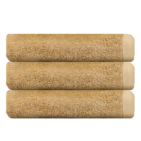 송월타올 무지 호텔 바스타올 30수 440g, 베이지, 3개