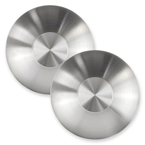키친유 스텐 파스타 플레이트 27cm, 실버, 2개