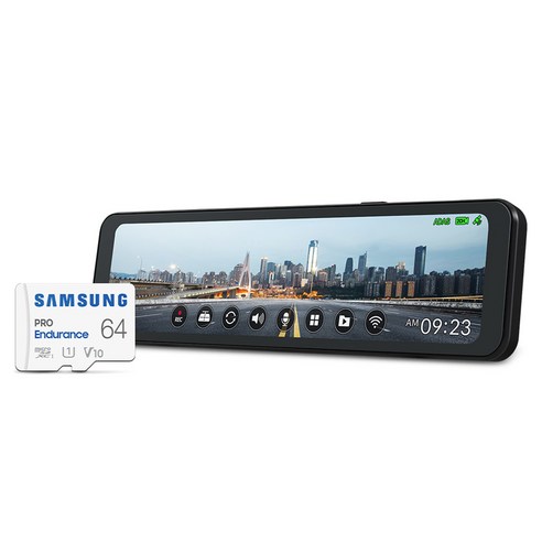 파인뷰 파인디지털 파인뷰 R5 POWER Wi-Fi QHD 2채널 룸미러 블랙박스 후방카메라 실외장착형 1톤 이상~1.5톤 이하, 64GB, 출장 장착 쿠폰 + GPS 안테나