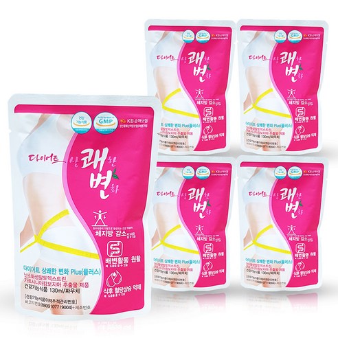 상쾌한변화 다이어트 플러스, 130ml, 5개