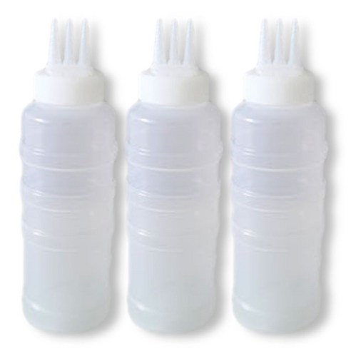 리빙패밀리 잘라쓰는 3구 소스병, 300ml, 3개