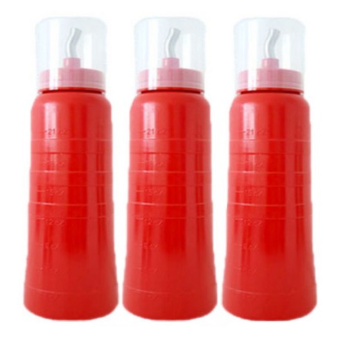 리빙패밀리 스텐 노즐 초장병, 730ml, 3개