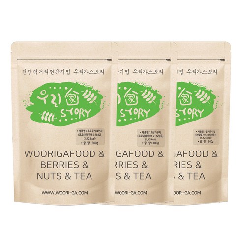 우리가스토리 베이킹재료 쿠키분태 초코쿠키크런치 300g + 크런키 쿠키 300g + 딸기 쿠키칩 300g 세트, 900g, 1세트