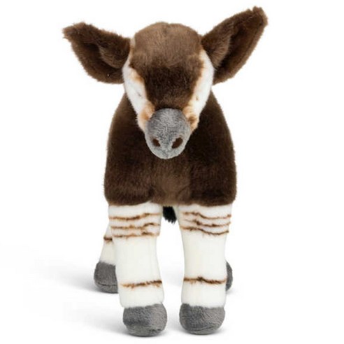 Animigos 동물 친구 귀여운 인형, 27cm, 오카피, 1개