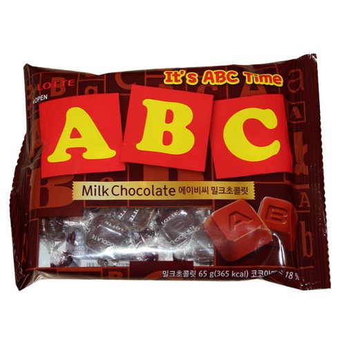 롯데웰푸드 ABC 초코, 72g, 6개