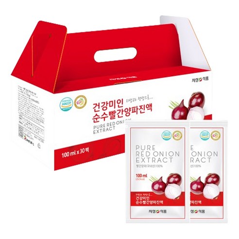 지성식품 빨간양파즙 30p, 100ml, 1개