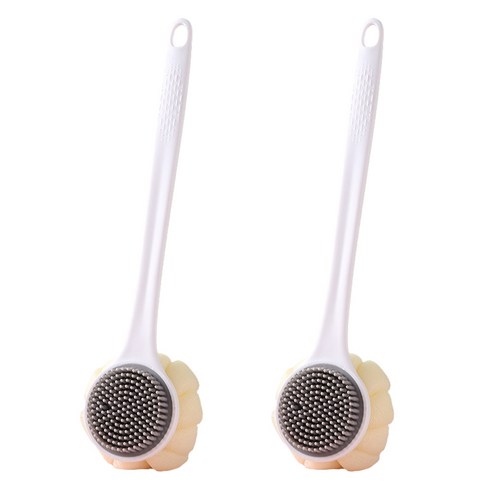 언헤브 스크럽 샤워 바디 브러쉬 ONE SIZE, 02 화이트, 1개입, 2개