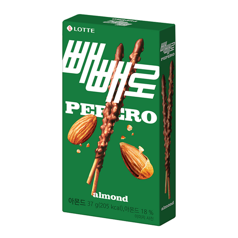 아몬드 빼빼로, 37g, 3개