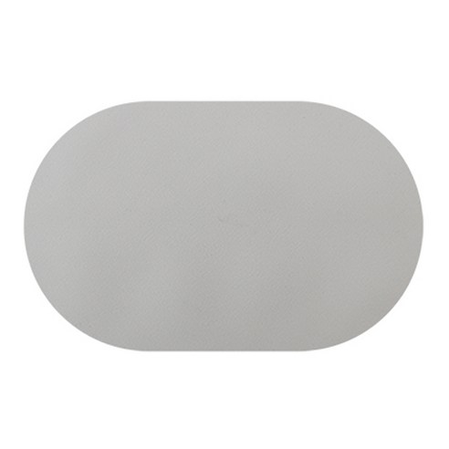 마리포사 오벌 실리콘 테이블매트, 밀크티, 1개, 430 x 340 x 1.2 mm
