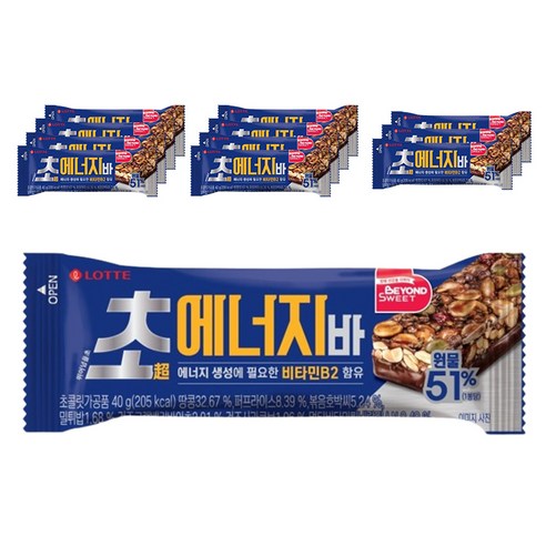 초 에너지바, 40g, 36개