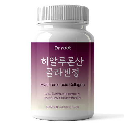 닥터루트 300Da 저분자 피쉬콜라겐 히알루론산 타블렛 500mg, 60정, 1개
