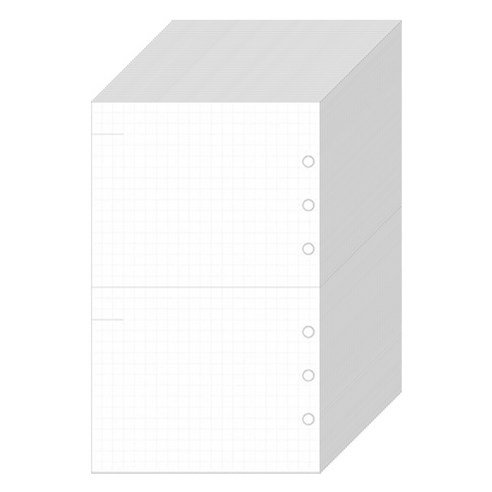 루카랩 아카이브 6공 리필속지 데일리 모눈, 1개입, 64개