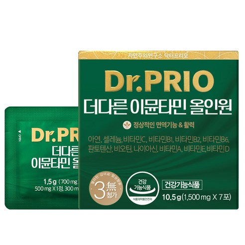 닥터프리오 더다른 이뮨타민 올인원 7p, 10.5g, 1개