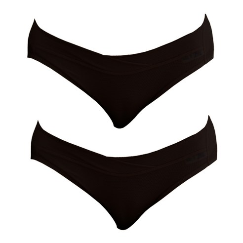 인견 브이랩 로우 빅사이즈 임부 골반 팬티 2p