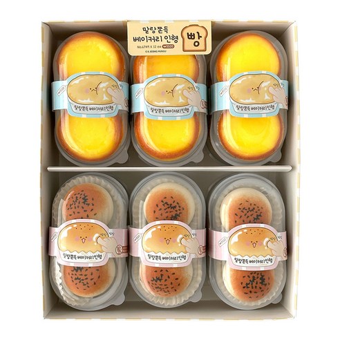 iiGEN 3500 말랑 쫀득 베이커리 스퀴시 인형 12p 랜덤발송, 1개