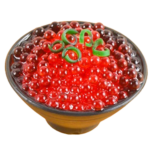 리나블루 일식당 덮밥 돈부리 모형 5cm, 캐비어
