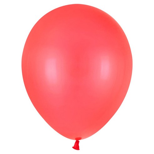 파티팡 라운드 펄 풍선 13cm 100p, 레드, 1개