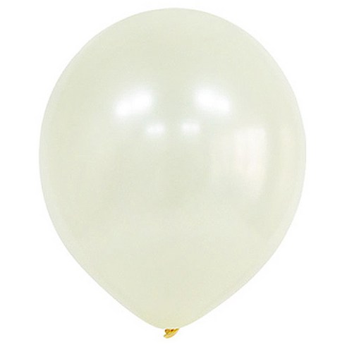 파티쇼 수입 펄풍선 30cm 100p, 아이보리, 1개