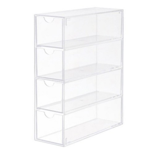 주앤지 다용도 투명 아크릴 안경 케이스 – 단일색, 1개 렌즈정리함