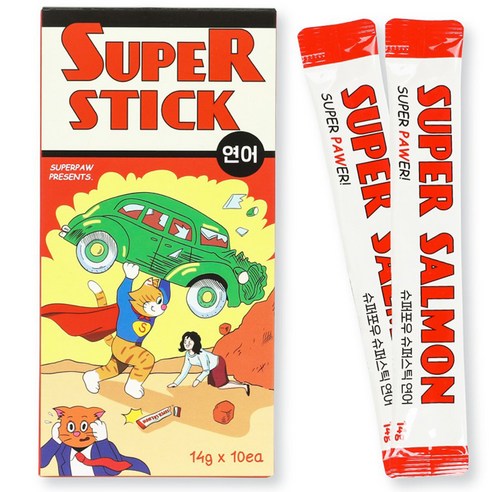 슈퍼포우 반려동물 슈퍼스틱 파우치 간식, 닭, 140g, 3개