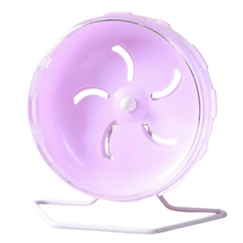요런개 소동물 베이직 컬러 쳇바퀴 스탠드 14cm, 퍼플, 1개