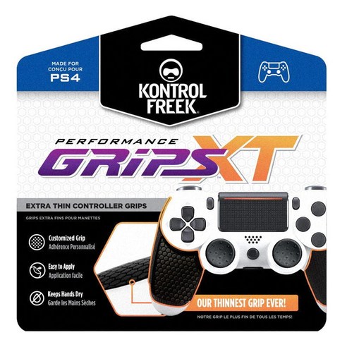 컨트롤프릭 Grips XT Extra Thin PS4 블랙, 1개