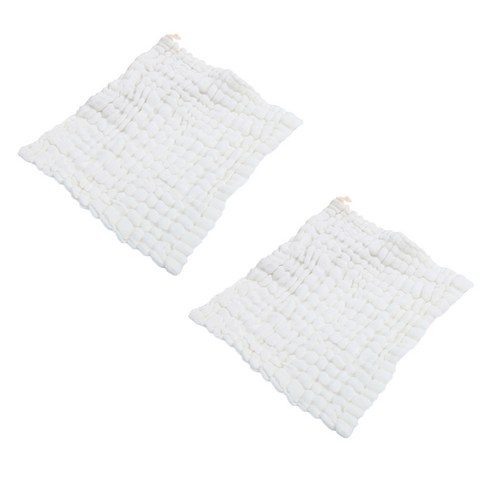 언헤브 소프트 핸드타월 30 x 30 cm, 01 화이트, 2개