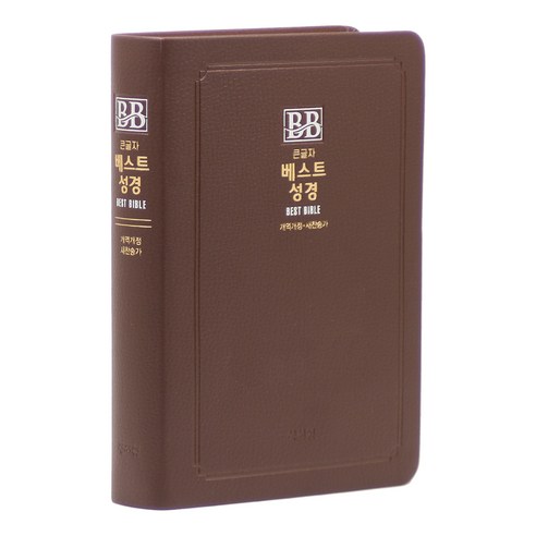 큰글자 베스트성경 개역개정 새찬송가 무지퍼 초코, 성서원, 성서원