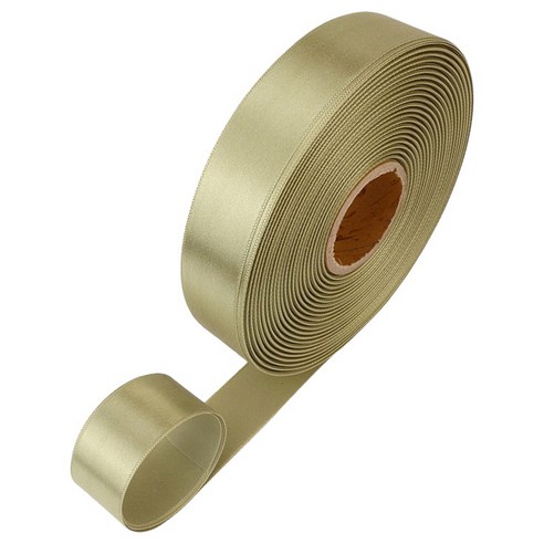 포장넷 공단기본 선물포장 리본끈 20mm, 54 녹금색, 45m, 1개