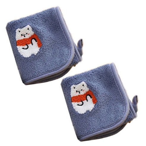 소니오 부드러운 러블리 핸드타월 25 x 25 cm, 03 블루, 2개