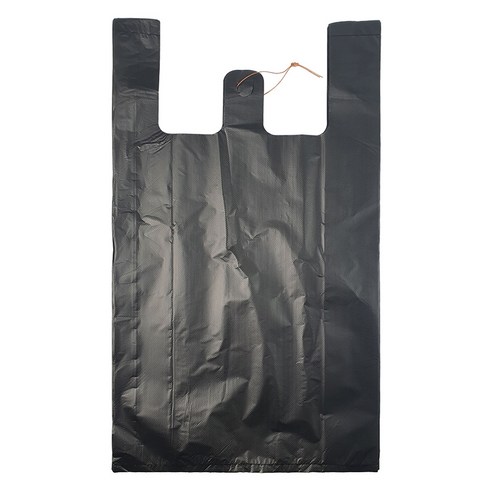 월드크린 검정 손잡이 비닐봉투, 25L, 100개