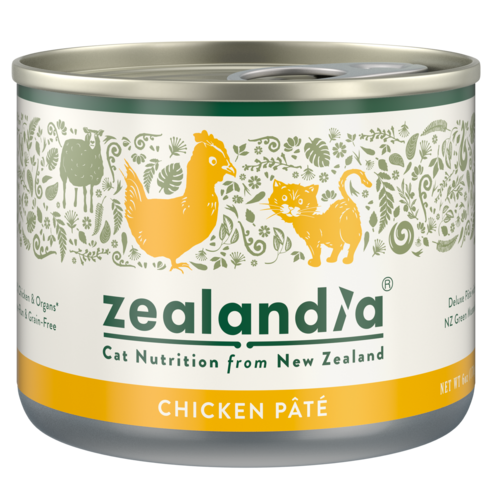 질란디아 고양이 전연령 파테 타입 그레인프리 주식캔, 24개, 170g, 닭