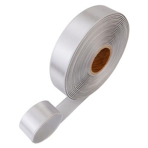 포장넷 공단기본 선물포장 리본끈 40mm, 56 은색, 1개, 45m