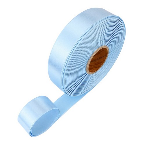 포장넷 공단기본 선물포장 리본끈 40mm, 47 진하늘, 1개, 45m
