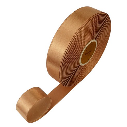 포장넷 공단기본 선물포장 리본끈 40mm, 42 연갈색, 1개, 45m