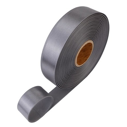 포장넷 공단기본 선물포장 리본끈 40mm, 57 회색, 1개, 45m
