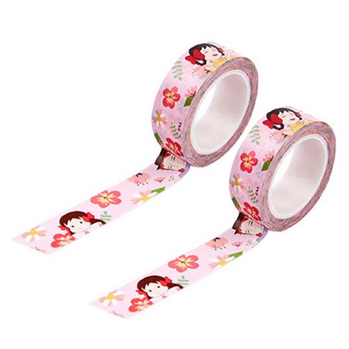 빨강머리앤 마스킹 테이프 15mm x 10m, 우리같이, 2개