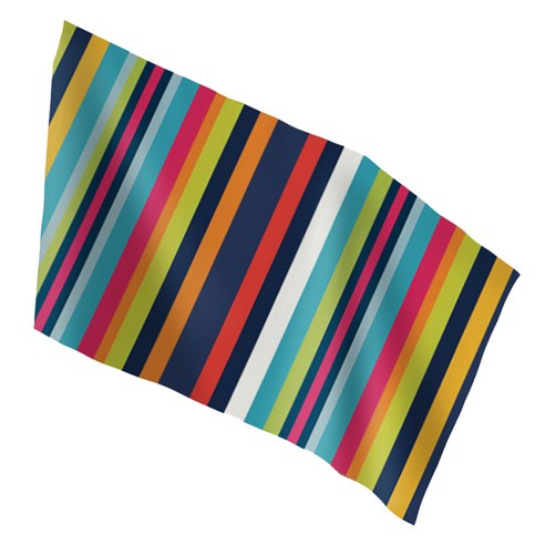 언헤브 웨이브 비치타월 150 x 75 cm, 09 비비드, 1개