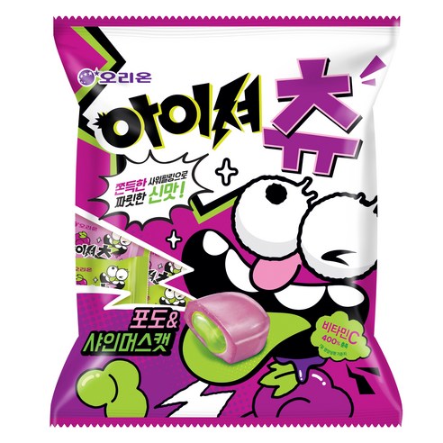 오리온 아이셔츄 포도 & 샤인머스켓 캔디, 193.5g, 1개