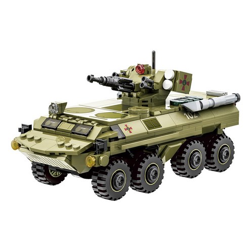 왕지 밀리터리 BTR-4장갑차 호환블럭 3515wg, 1개