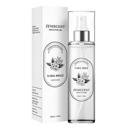 제니센트 드레스퍼퓸 플로랄 브리즈 섬유 탈취제, 100ml, 1개