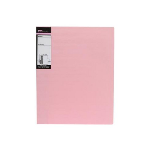 모닝글로리 루멘 바인더 클리어화일 20p, 핑크, 1개